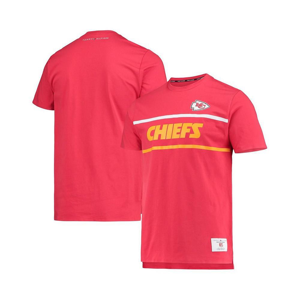商品Tommy Hilfiger|Men's Red Kansas City Chiefs The Travis T-shirt,价格¥449,第1张图片