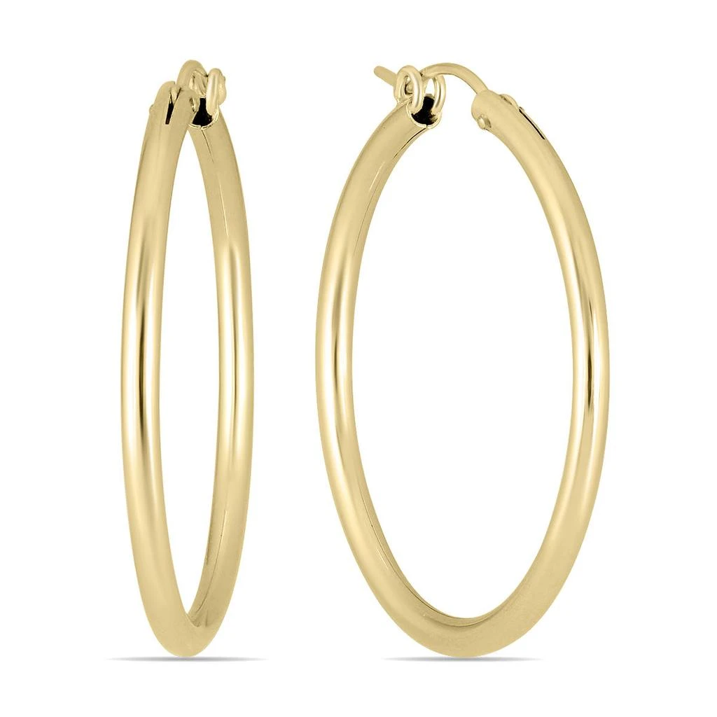 商品Monary|14K Yellow Gold Filled Hoop Earrings (34mm),价格¥551,第1张图片