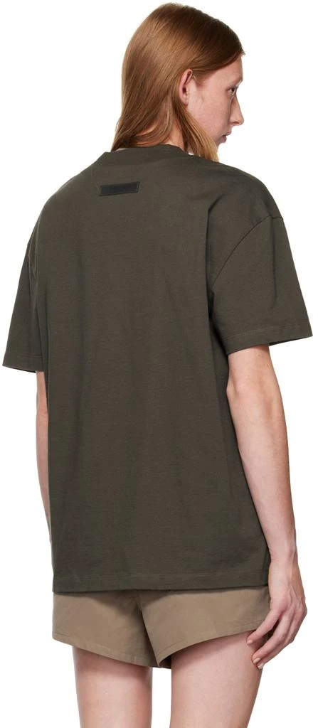 商品Essentials|Gray Flocked T-Shirt,价格¥309,第3张图片详细描述