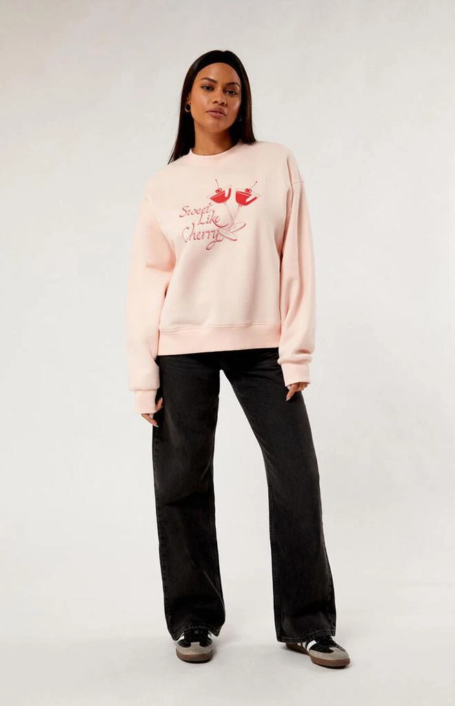 Cherry Cocktail Crew Neck Sweatshirt 商品