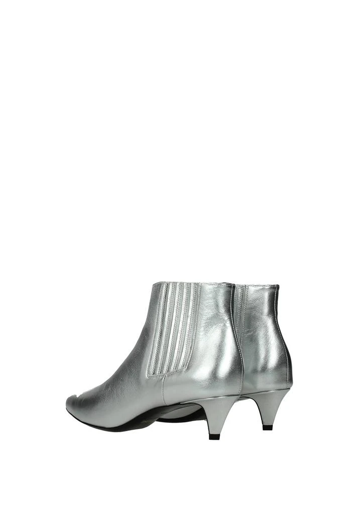 商品Celine|Ankle boots Leather Silver,价格¥2738,第4张图片详细描述