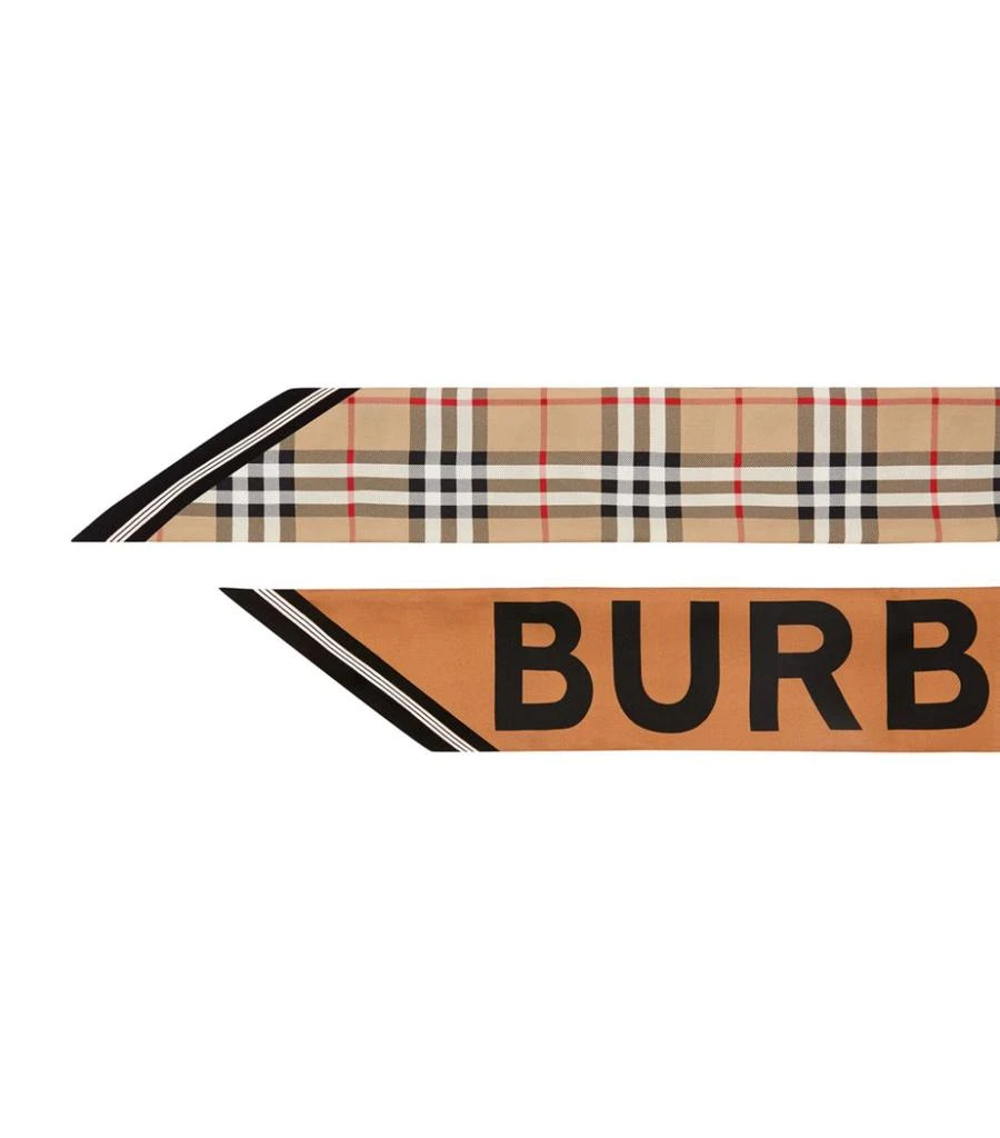 商品Burberry|Silk Vintage Check Scarf,价格¥1737,第4张图片详细描述