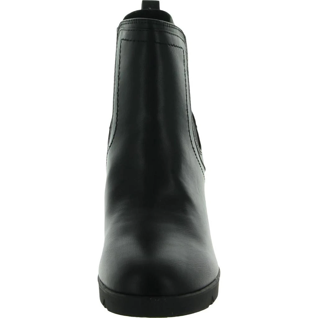 商品Nine West|Nine West Womens Wayde 3 Faux Leather Wedges Ankle Boots,价格¥403,第3张图片详细描述