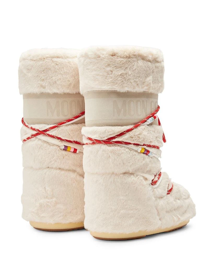 Women's Icon Quilted Faux Fur Bead Trim Boots 商品