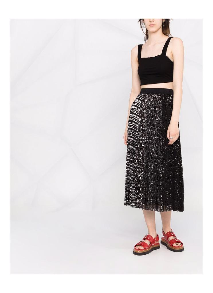 商品Karl Lagerfeld Paris|k dots pleated skirt,价格¥1457,第6张图片详细描述