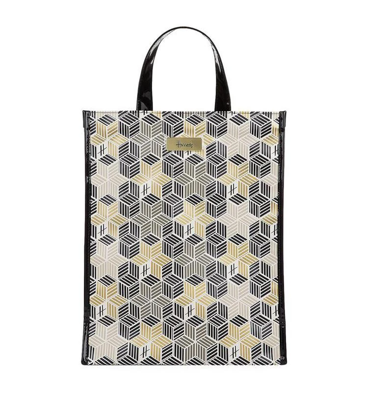 商品Harrods|Medium Metallic Cube Shopper Bag,价格¥152,第1张图片