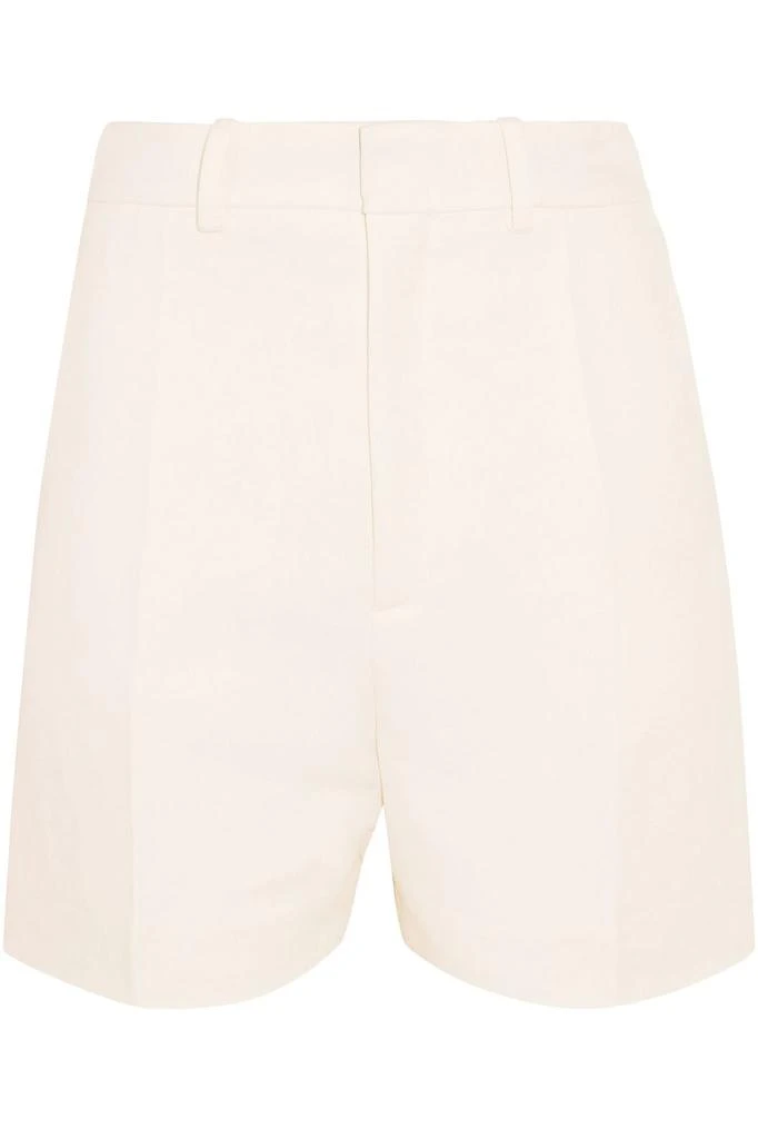 商品Chloé|Linen and silk-blend twill shorts,价格¥952,第1张图片