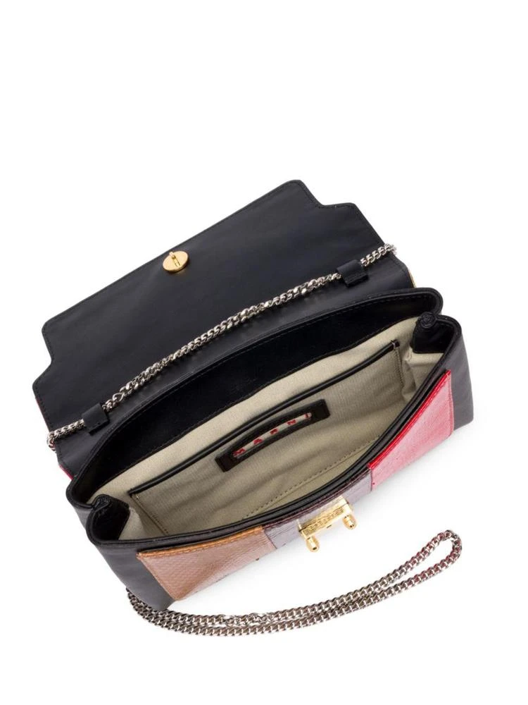 商品Marni|Pochette 格纹真皮斜挎包,价格¥12542,第2张图片详细描述
