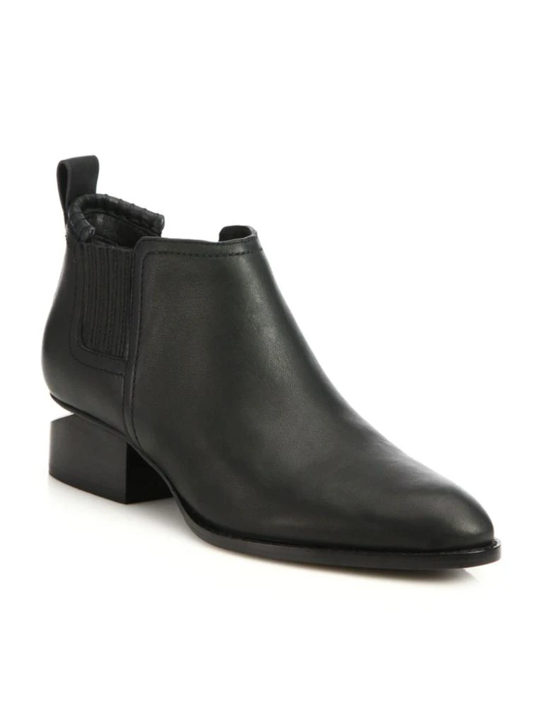 商品Alexander Wang|Kori Notch-Heel Leather Boots 及踝靴,价格¥2240,第1张图片
