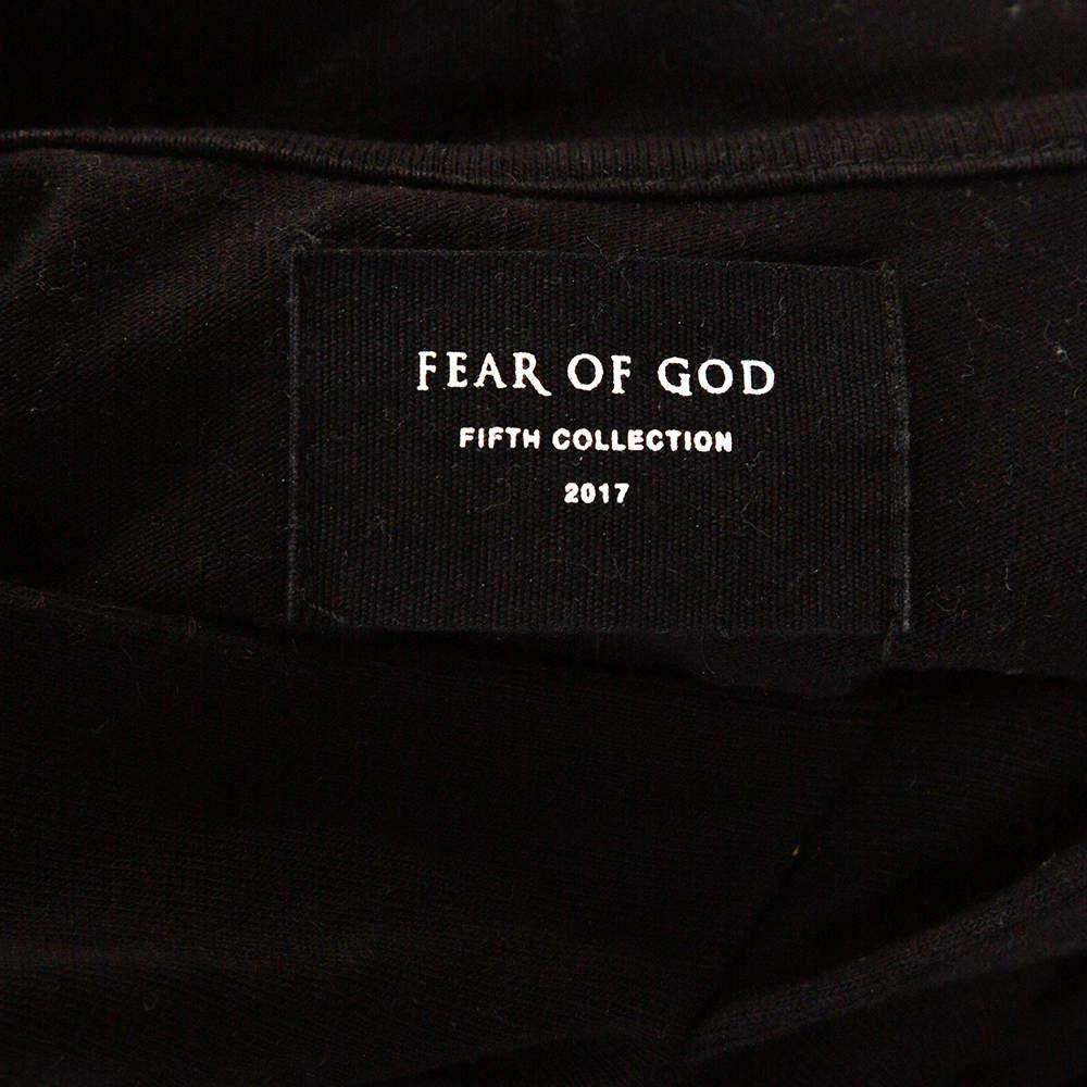 商品[二手商品] Fear of god|Fear Of God Jeans Fifth Collection Black Knit Hoodie M,价格¥1968,第7张图片详细描述