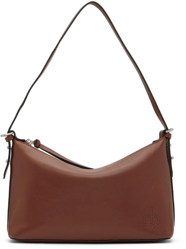 商品Rag & Bone|Burgundy Leather Shoulder Bag,价格¥1622,第4张图片详细描述