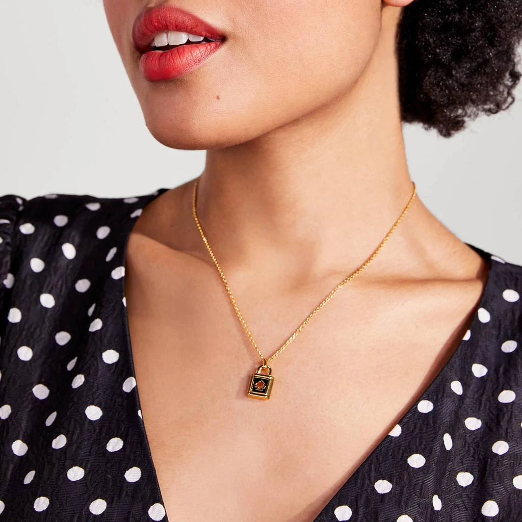 商品Kate Spade|Kate Spade New York Pendant Necklace – Gold-Tone Metal,价格¥362,第2张图片详细描述