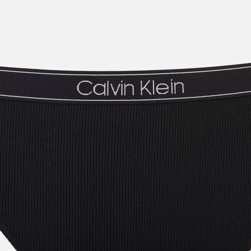 商品Calvin Klein|Calvin Klein Women's Cheeky Bikini Briefs - Black,价格¥80,第5张图片详细描述