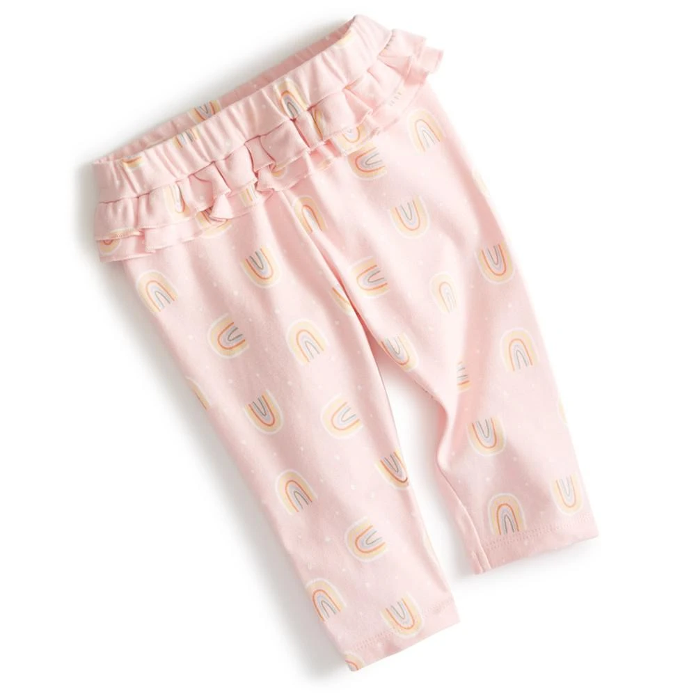 商品First Impressions|Baby Girls Rainbow Cotton Pants, Created for Macy's,价格¥37,第1张图片