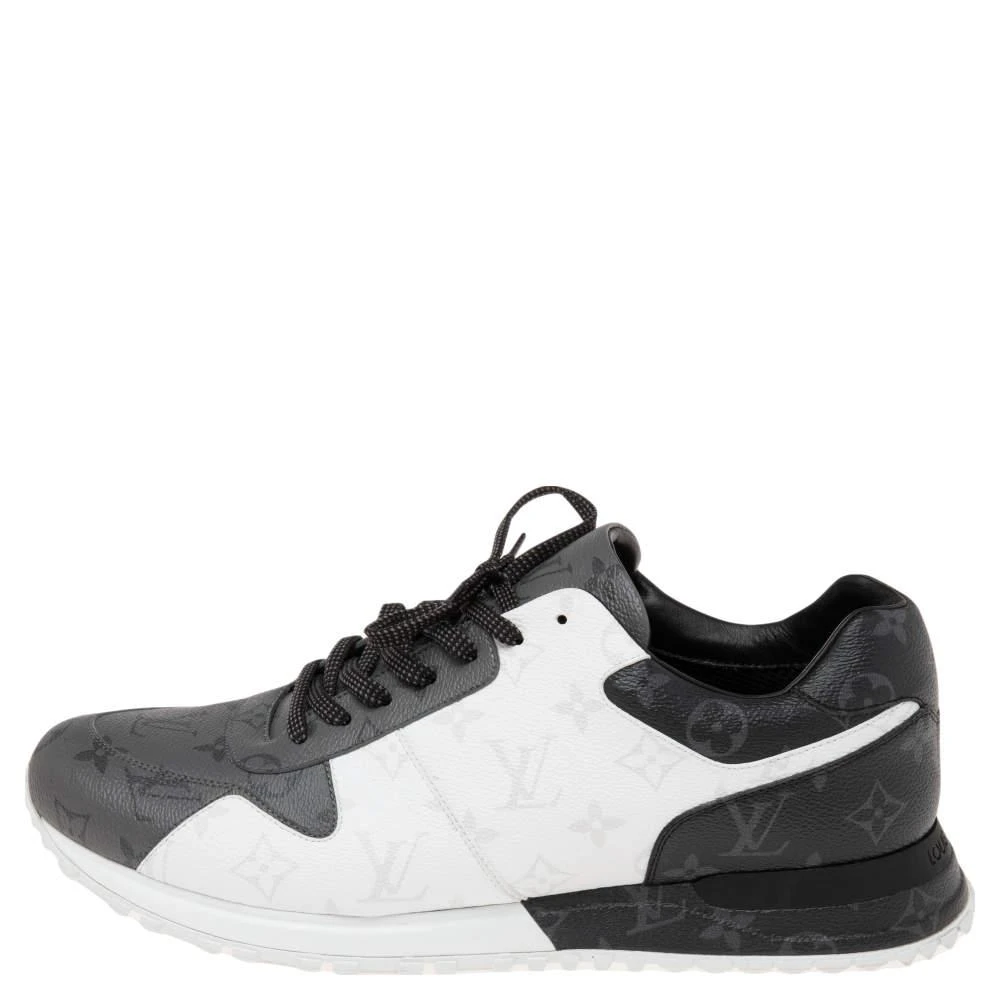 商品[二手商品] Louis Vuitton|Louis Vuitton Tricolor Monogram Canvas Run Away Sneakers Size 45,价格¥4643,第2张图片详细描述