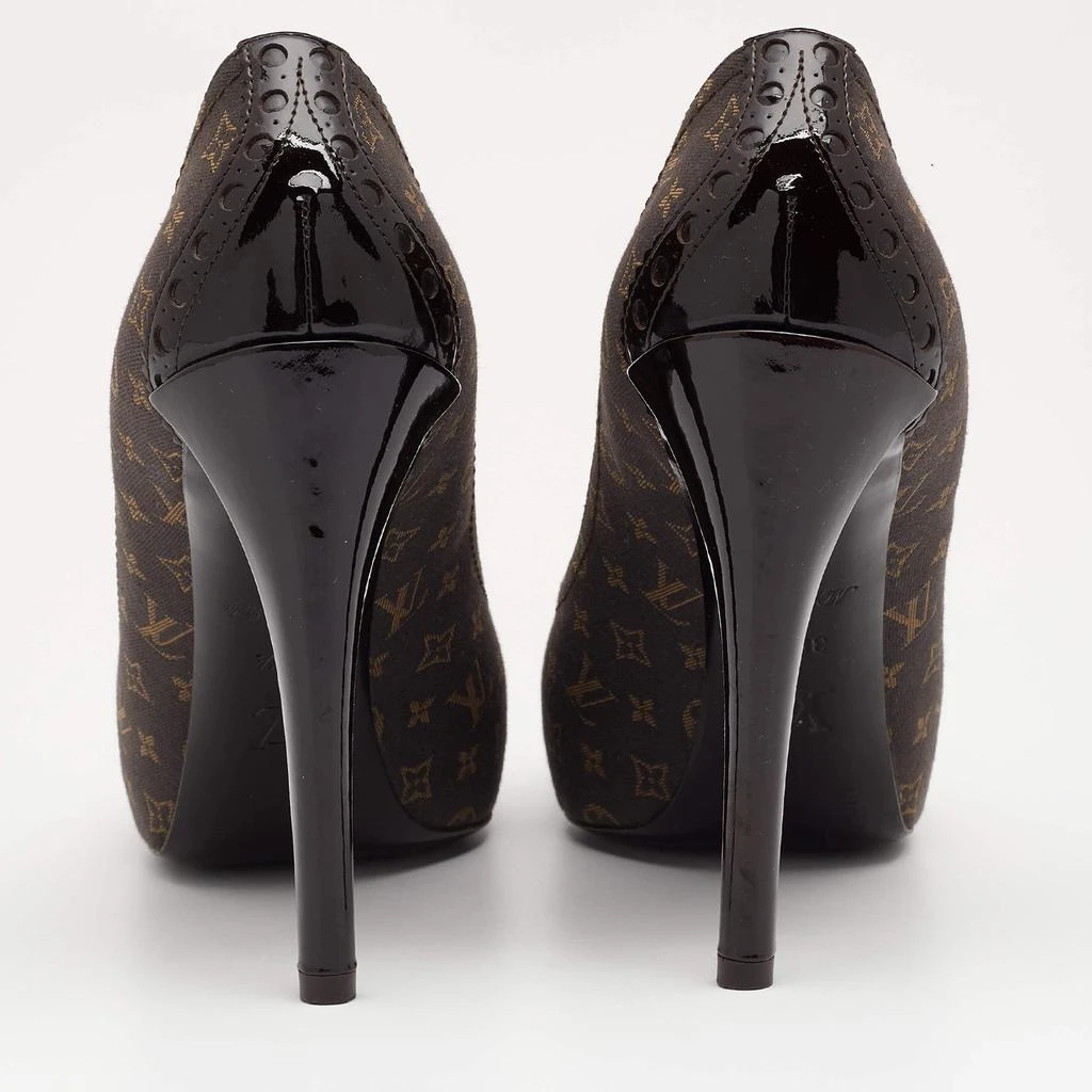 商品[二手商品] Louis Vuitton|Louis Vuitton Fusian Monogram Idylle Canvas Romance Peep Toe Pumps Size 38.5,价格¥1106,第5张图片详细描述
