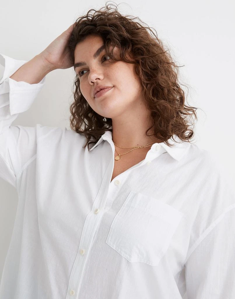 商品Madewell|Oversized Ex-Boyfriend Tunic Shirt,价格¥611,第4张图片详细描述