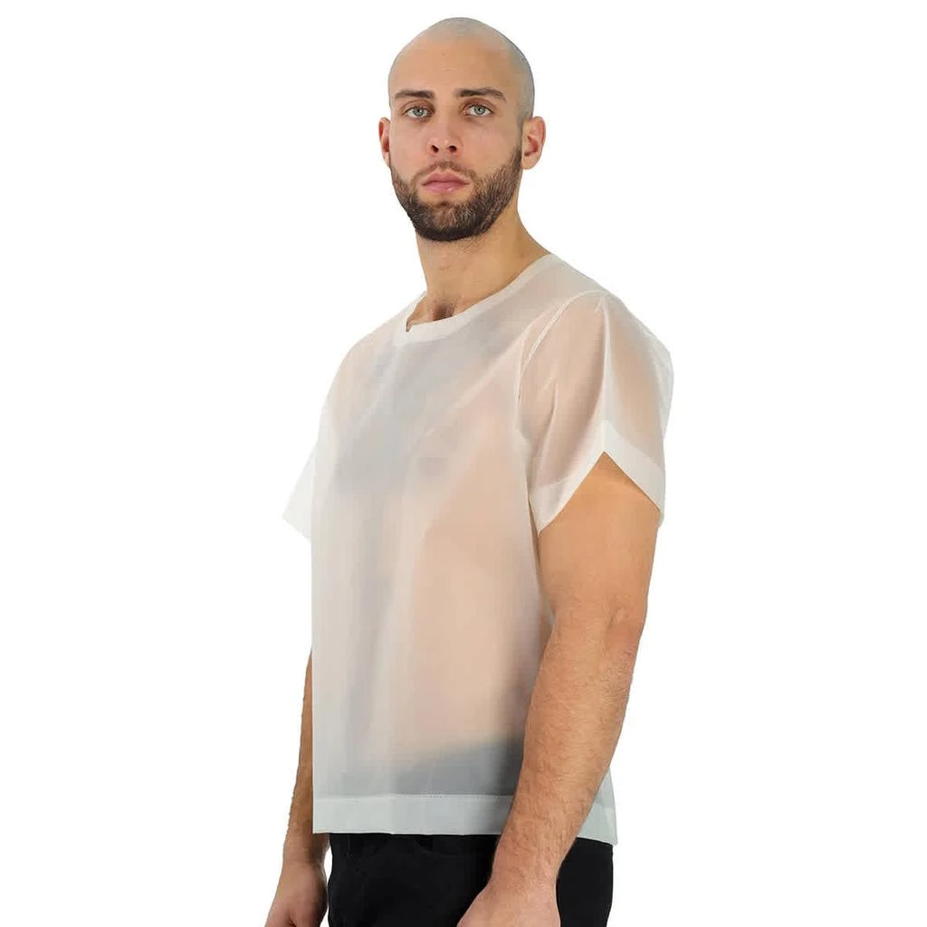 商品Burberry|Burberry Soft-touch Plastic T-shirt In Transparent, Size Small,价格¥653,第2张图片详细描述