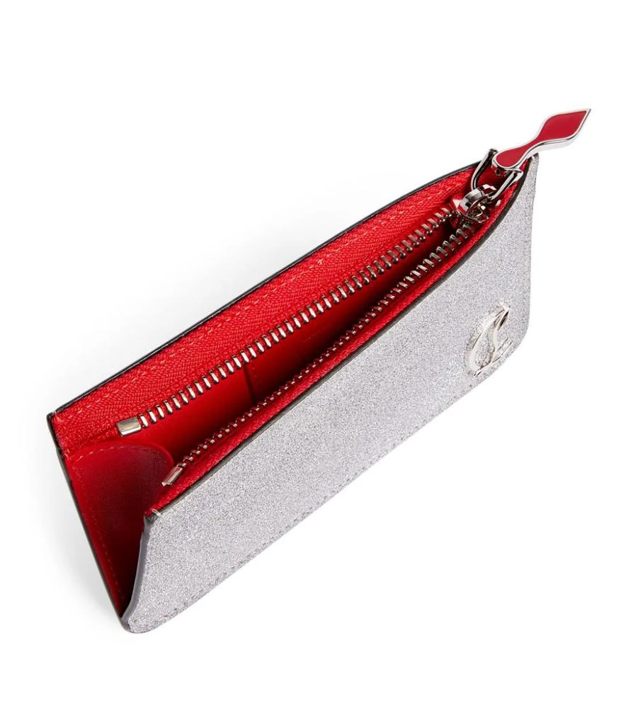 商品Christian Louboutin|Loubi54 Glitter Card Holder,价格¥3818,第2张图片详细描述