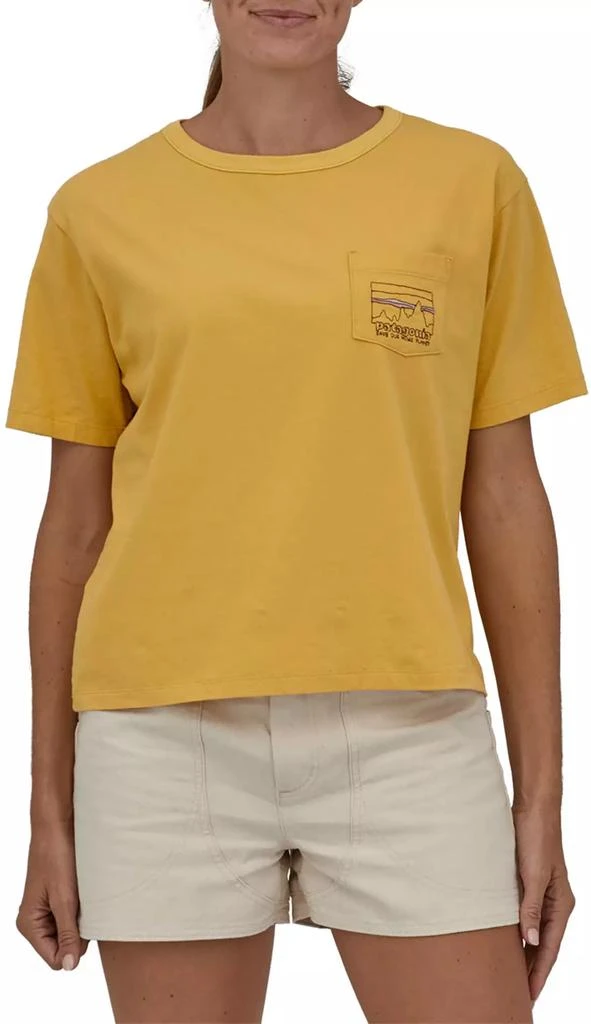 商品Patagonia|Patagonia Women's '73 Skyline Organic Easy Cut Pocket T-Shirt,价格¥266,第1张图片