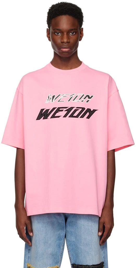 商品We11done|Pink Speed T-Shirt,价格¥1539,第1张图片