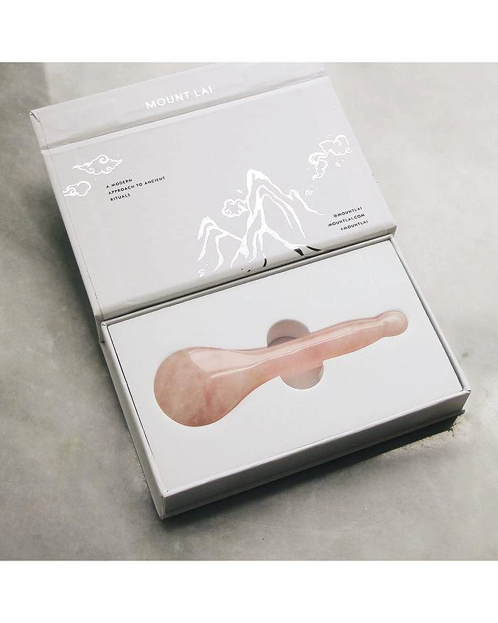 商品Mount Lai|Rose Quartz Acupressure Gua Sha Spoon,价格¥269,第2张图片详细描述