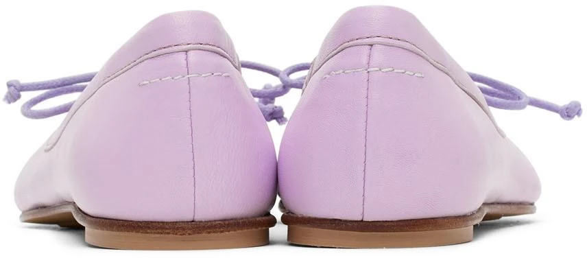 商品MAISON MARGIELA|Kids Purple Ballerina Flats,价格¥638,第2张图片详细描述