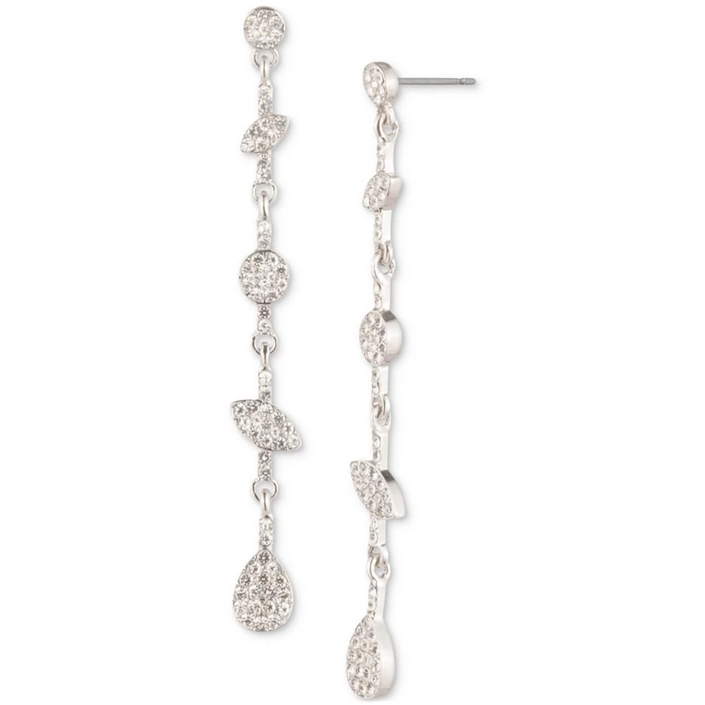 商品Givenchy|Crystal Pavé Cluster Linear Drop Earrings,价格¥177,第1张图片