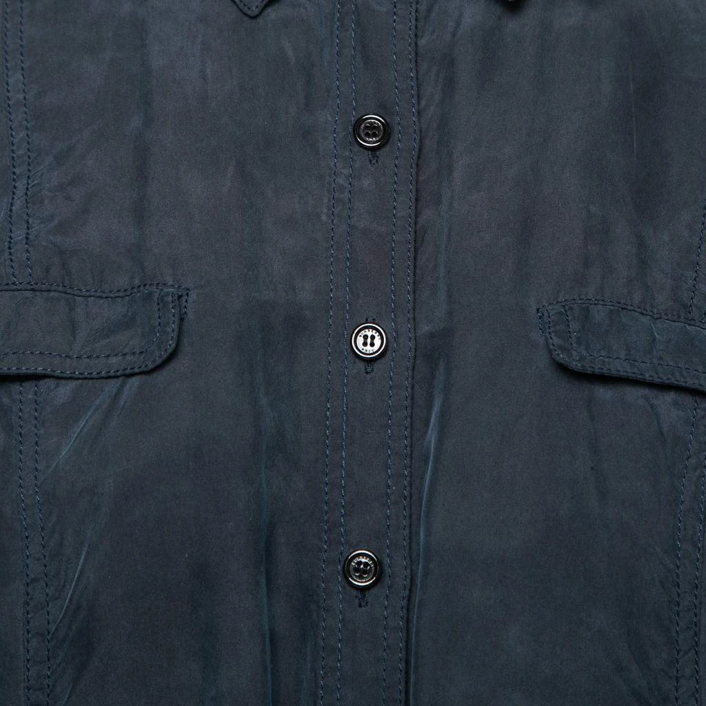 商品[二手商品] Burberry| Burberry Brit Navy Blue Belted Cotton Shirt Dress S,价格¥977,第3张图片详细描述