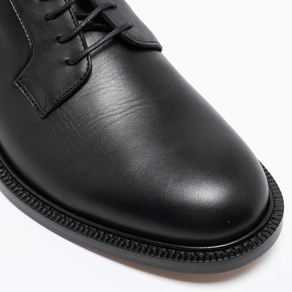 Valentino Black Leather Lace Up Derby Size 42 商品