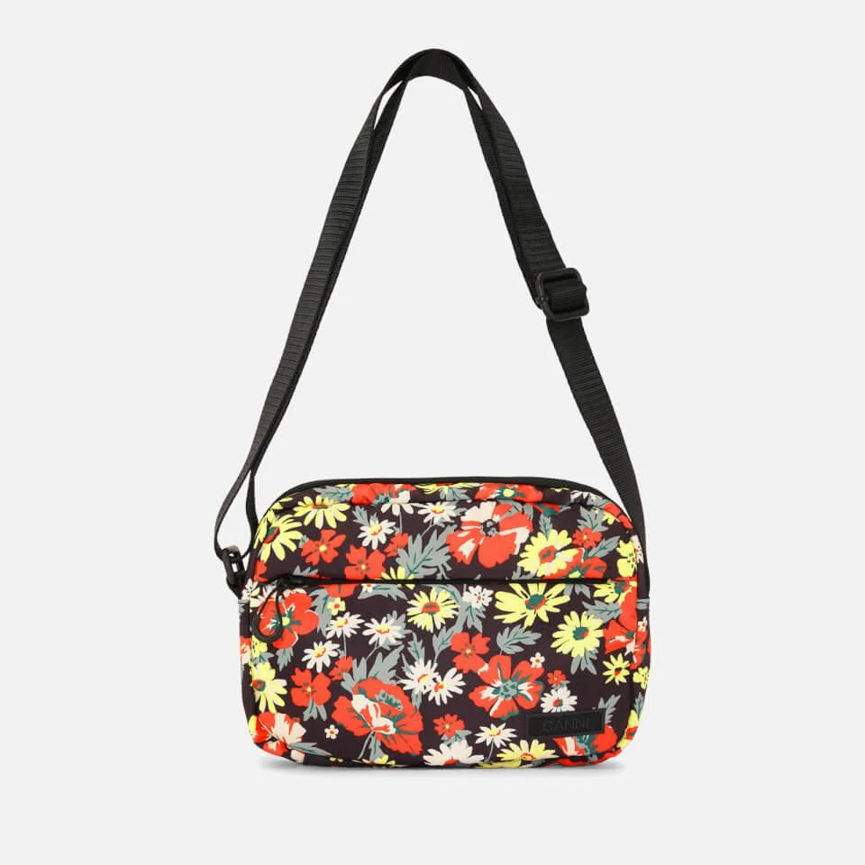 商品Ganni|Ganni Floral-Print Recycled Shell Crossbody Bag,价格¥1002,第1张图片