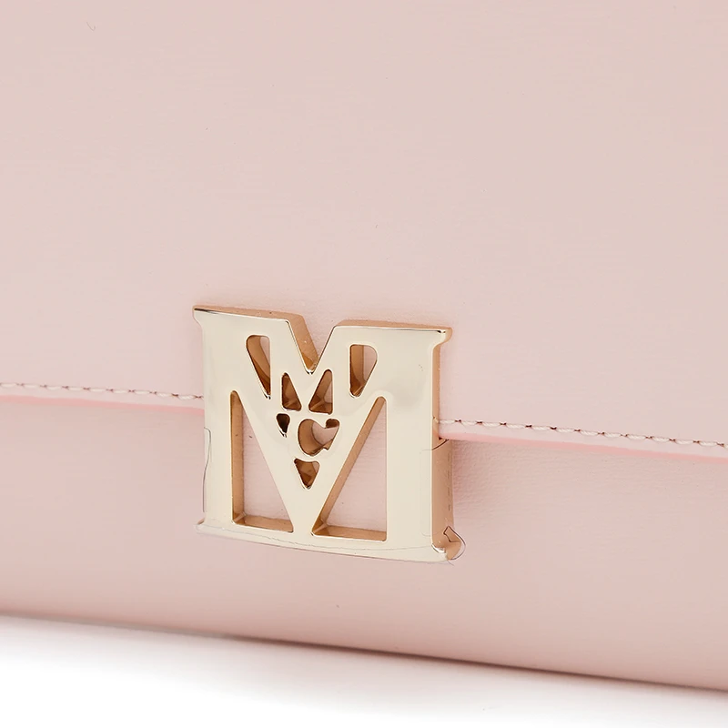 MCM 奢侈品 女士礼盒款Mena系列粉色压花牛皮革链条斜挎包钱包配卡包MYLBSLM01QH001 商品
