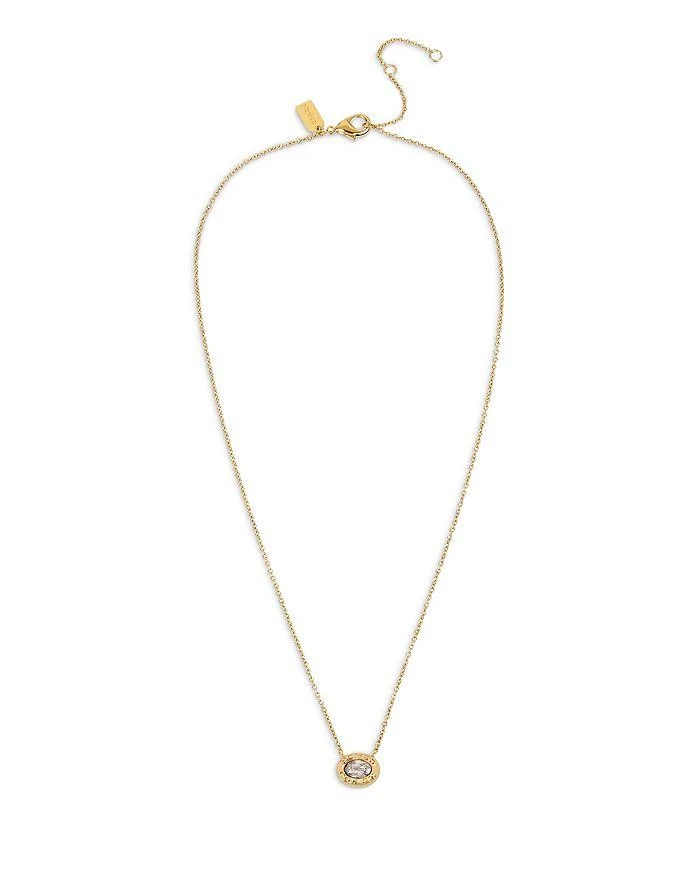 商品Coach|Signature Pendant Necklace, 16",价格¥708,第2张图片详细描述