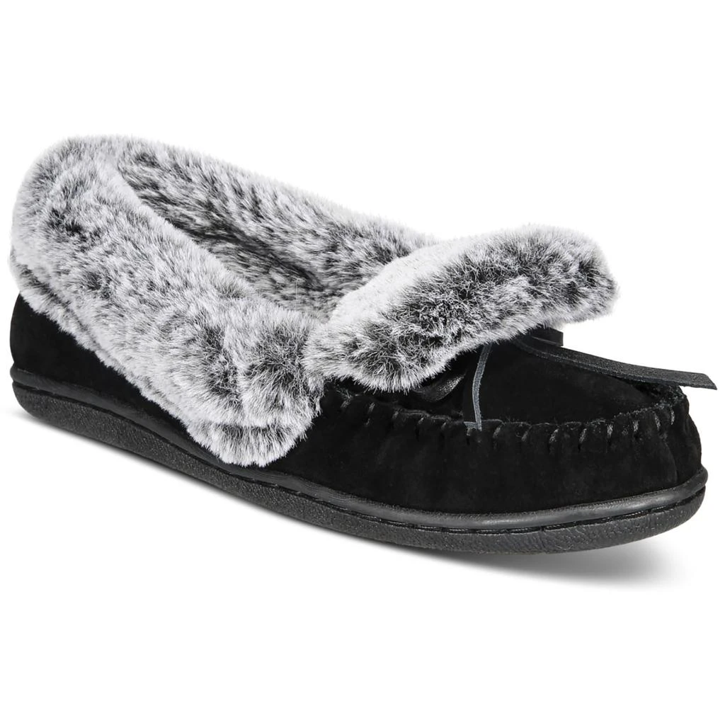 商品Charter Club|Dorenda Womens Suede Cozy Moccasin Slippers,价格¥153,第2张图片详细描述