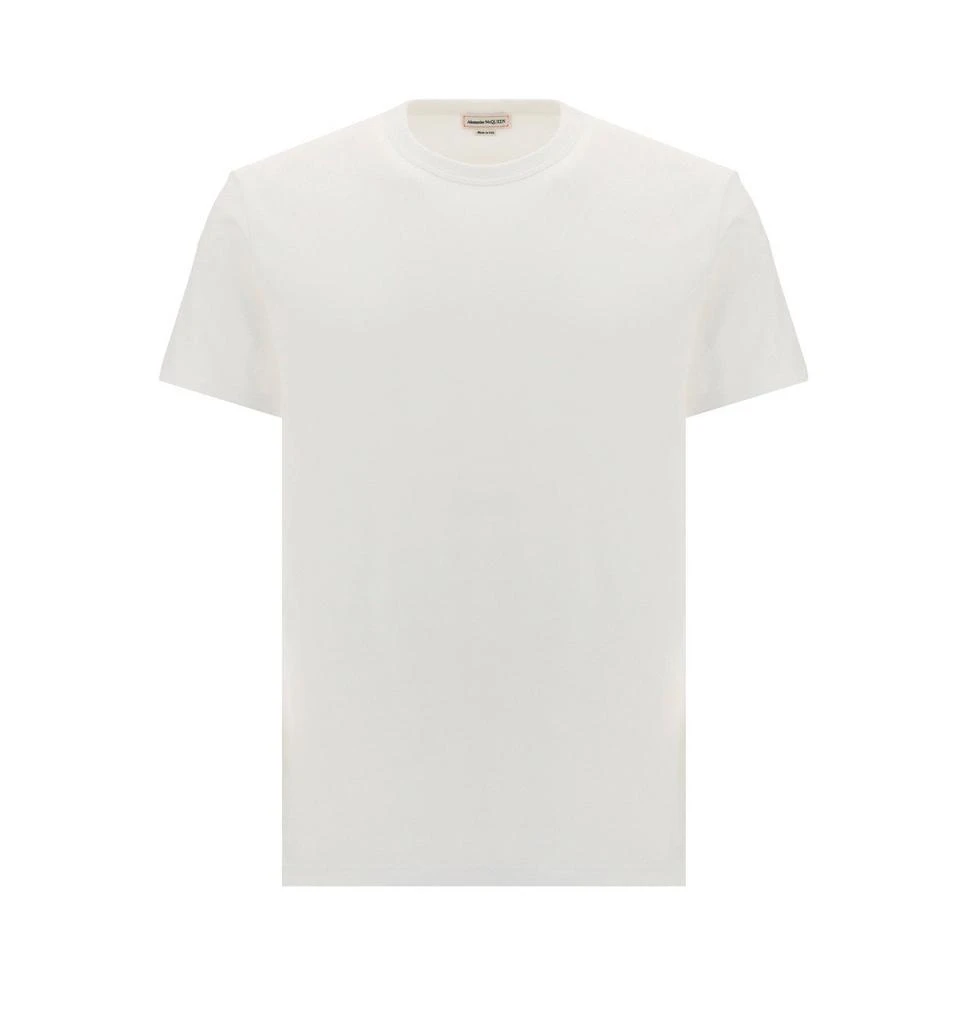 商品Alexander McQueen|Alexander McQueen Back Logo Printed T-Shirt,价格¥1493,第1张图片