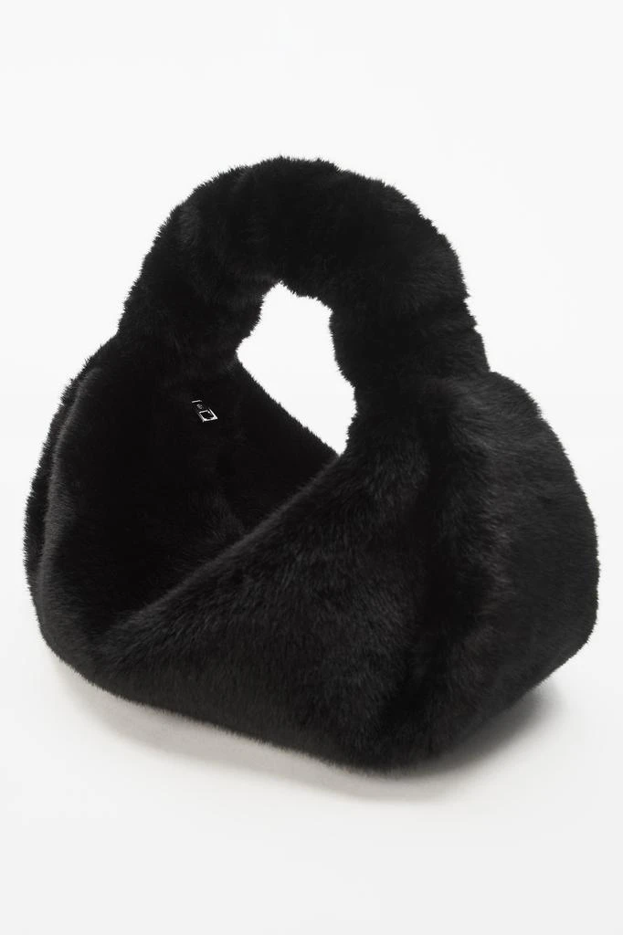 商品Alexander Wang|SCRUNCHIE SMALL BAG IN FAUX FUR,价格¥3360,第2张图片详细描述