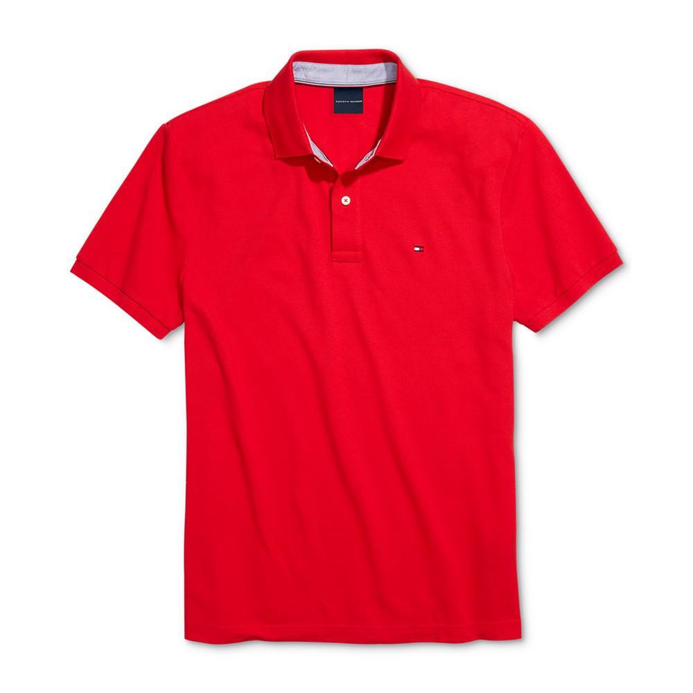 商品Tommy Hilfiger|Men's Custom-Fit Ivy Polo Shirt with Magnetic Closure,价格¥293,第1张图片