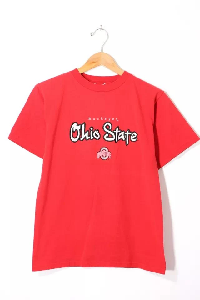 商品Urban Outfitters|Vintage Ohio State Buckeyes Applique and Embroidery T-shirt,价格¥598,第1张图片