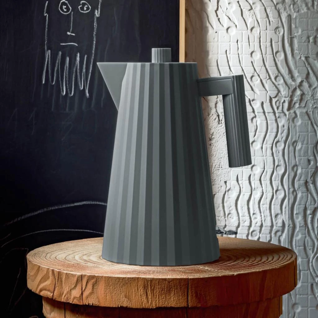 商品Alessi|Alessi Electric Kettle - Plisse Grey - 1.7L,价格¥921,第2张图片详细描述