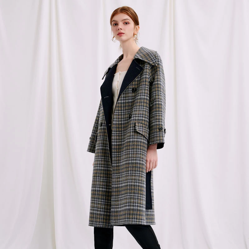 Enola Wool Coat - Plaid | Enola羊毛大衣 - 格纹 商品