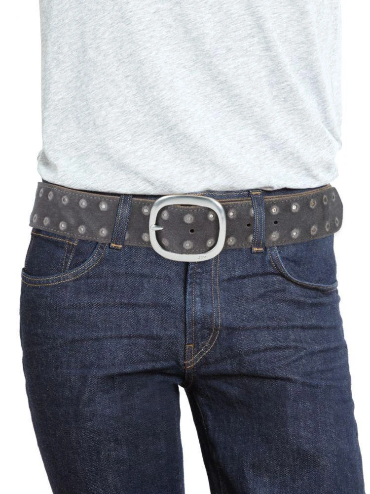 商品John Varvatos|Distressed Suede Belt,价格¥256,第3张图片详细描述