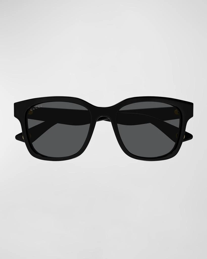 商品Gucci|Men's Rectangle Acetate Sunglasses,价格¥3822,第3张图片详细描述