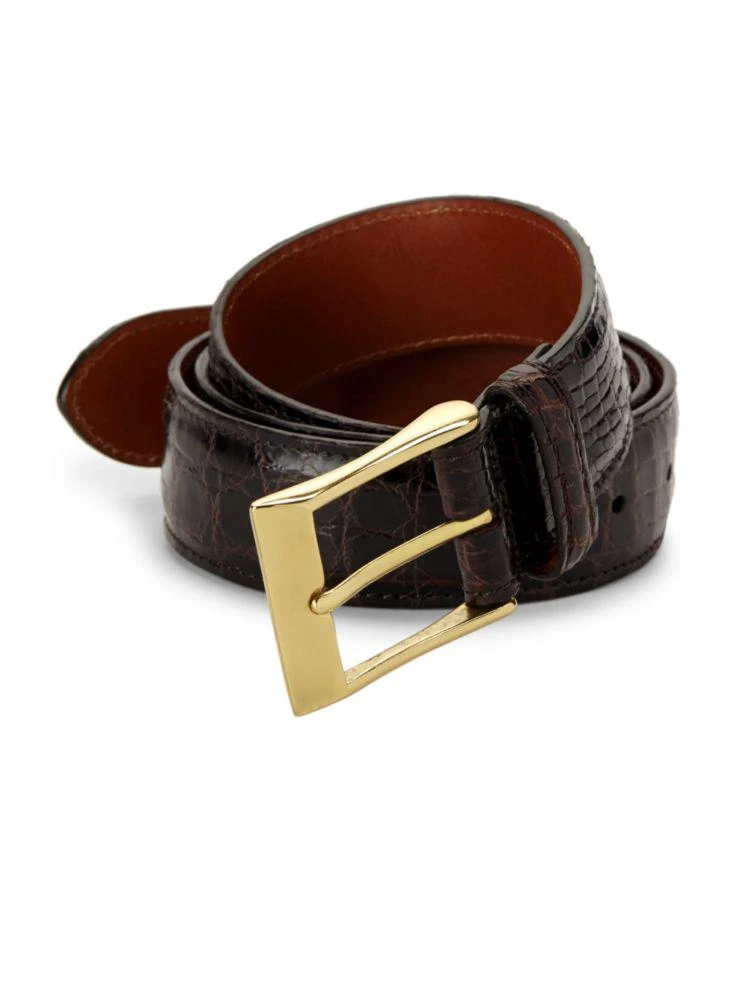 商品Saks Fifth Avenue|Crocodile Leather Belt,价格¥958,第1张图片
