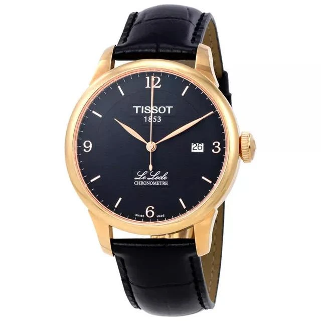 商品Tissot|Tissot Le Locle Automatic COSC Black PVD Men's Watch T006.408.36.057.00,价格¥3004,第1张图片