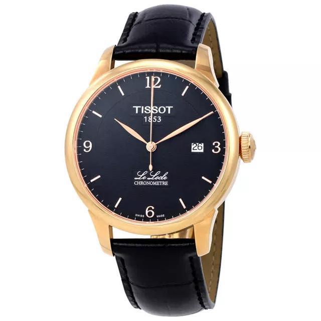 商品Tissot|Tissot Le Locle Automatic COSC Black PVD Men's Watch T006.408.36.057.00,价格¥2611,第1张图片