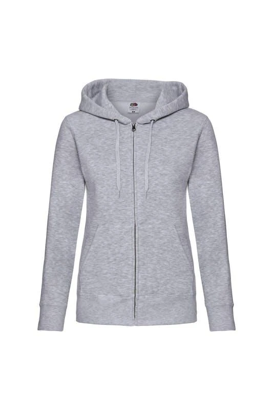 商品The Loom|Ladies Lady-Fit Hooded Sweatshirt Jacket (Heather Grey),价格¥255,第1张图片