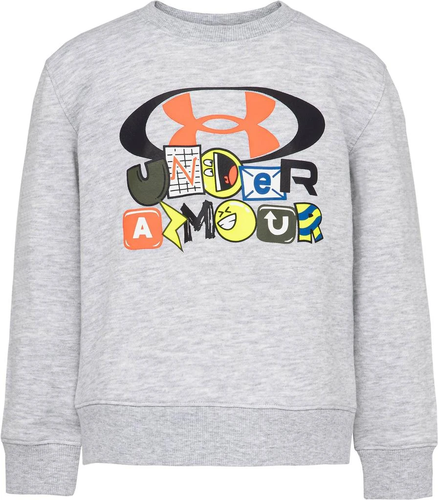 商品Under Armour|Under Armour Boys' Sticker Pack Crewneck,价格¥216,第1张图片