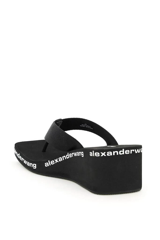 商品Alexander Wang|Alexander wang nylon wedge flip flops,价格¥1676,第3张图片详细描述