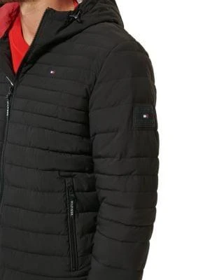 商品Tommy Hilfiger|Hooded Puffer Jacket,价格¥618,第4张图片详细描述