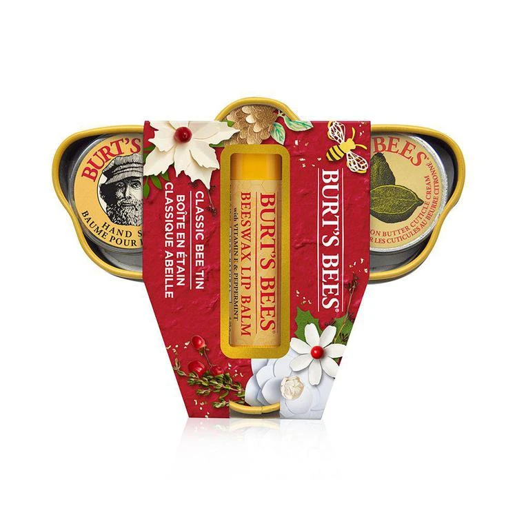 商品Burt's Bees|经典蜜蜂节日礼品三件套装,价格¥68,第1张图片